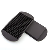 160 Lattice 1cm Small Cube Ice Trays Square Shape Silicone Ice Cube Trays, 160-Grid